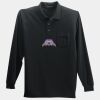 Long Sleeve Silk Touch Polo with Pocket Thumbnail