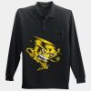 Long Sleeve Silk Touch Polo with Pocket Thumbnail