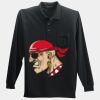 Long Sleeve Silk Touch Polo with Pocket Thumbnail