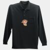Long Sleeve Silk Touch Polo with Pocket Thumbnail