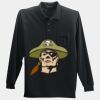Long Sleeve Silk Touch Polo with Pocket Thumbnail