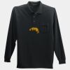 Long Sleeve Silk Touch Polo with Pocket Thumbnail