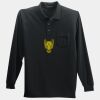 Long Sleeve Silk Touch Polo with Pocket Thumbnail
