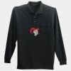 Long Sleeve Silk Touch Polo with Pocket Thumbnail