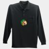 Long Sleeve Silk Touch Polo with Pocket Thumbnail