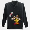 Long Sleeve Silk Touch Polo with Pocket Thumbnail