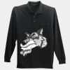 Long Sleeve Silk Touch Polo with Pocket Thumbnail