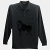 Long Sleeve Silk Touch Polo with Pocket Thumbnail