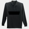 Long Sleeve Silk Touch Polo with Pocket Thumbnail