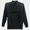 Long Sleeve Silk Touch Polo with Pocket Thumbnail