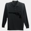Long Sleeve Silk Touch Polo with Pocket Thumbnail