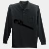 Long Sleeve Silk Touch Polo with Pocket Thumbnail