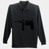 Long Sleeve Silk Touch Polo with Pocket Thumbnail