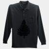 Long Sleeve Silk Touch Polo with Pocket Thumbnail