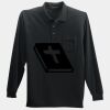 Long Sleeve Silk Touch Polo with Pocket Thumbnail