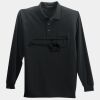 Long Sleeve Silk Touch Polo with Pocket Thumbnail