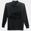 Long Sleeve Silk Touch Polo with Pocket Thumbnail