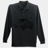 Long Sleeve Silk Touch Polo with Pocket Thumbnail