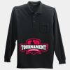 Long Sleeve Silk Touch Polo with Pocket Thumbnail