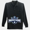 Long Sleeve Silk Touch Polo with Pocket Thumbnail