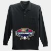 Long Sleeve Silk Touch Polo with Pocket Thumbnail