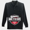 Long Sleeve Silk Touch Polo with Pocket Thumbnail