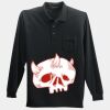 Long Sleeve Silk Touch Polo with Pocket Thumbnail