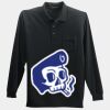 Long Sleeve Silk Touch Polo with Pocket Thumbnail