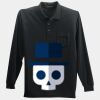 Long Sleeve Silk Touch Polo with Pocket Thumbnail