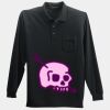 Long Sleeve Silk Touch Polo with Pocket Thumbnail