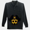 Long Sleeve Silk Touch Polo with Pocket Thumbnail