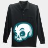 Long Sleeve Silk Touch Polo with Pocket Thumbnail