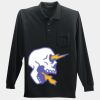 Long Sleeve Silk Touch Polo with Pocket Thumbnail