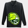 Long Sleeve Silk Touch Polo with Pocket Thumbnail