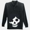 Long Sleeve Silk Touch Polo with Pocket Thumbnail