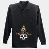 Long Sleeve Silk Touch Polo with Pocket Thumbnail