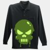 Long Sleeve Silk Touch Polo with Pocket Thumbnail