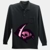 Long Sleeve Silk Touch Polo with Pocket Thumbnail