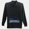 Long Sleeve Silk Touch Polo with Pocket Thumbnail