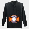 Long Sleeve Silk Touch Polo with Pocket Thumbnail