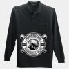 Long Sleeve Silk Touch Polo with Pocket Thumbnail