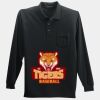 Long Sleeve Silk Touch Polo with Pocket Thumbnail