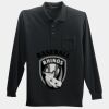 Long Sleeve Silk Touch Polo with Pocket Thumbnail
