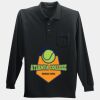 Long Sleeve Silk Touch Polo with Pocket Thumbnail