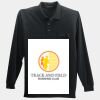 Long Sleeve Silk Touch Polo with Pocket Thumbnail