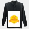 Long Sleeve Silk Touch Polo with Pocket Thumbnail