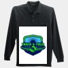 Long Sleeve Silk Touch Polo with Pocket Thumbnail