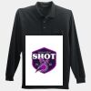 Long Sleeve Silk Touch Polo with Pocket Thumbnail