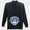 Long Sleeve Silk Touch Polo with Pocket Thumbnail