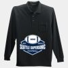 Long Sleeve Silk Touch Polo with Pocket Thumbnail